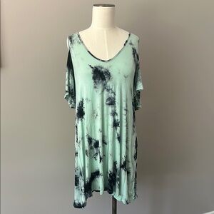 Mint Tie-Dye Women's Top